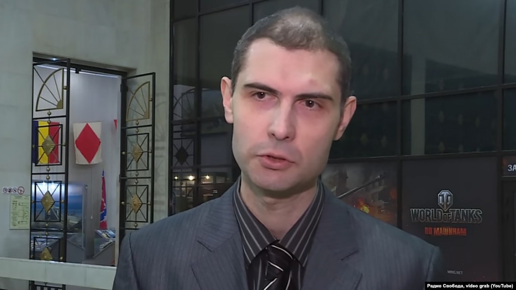 Yevgeny Shabayev is an ataman of the Khovrino Cossack organization and has worked as a mercenary soldier. 