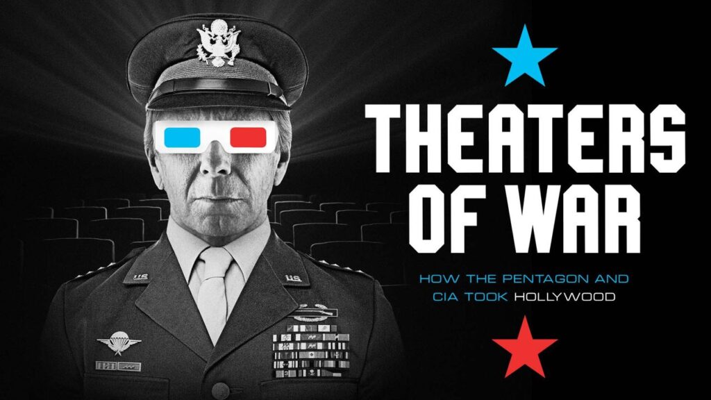 A person in a military uniform and hat with 3d glasses Description automatically generated