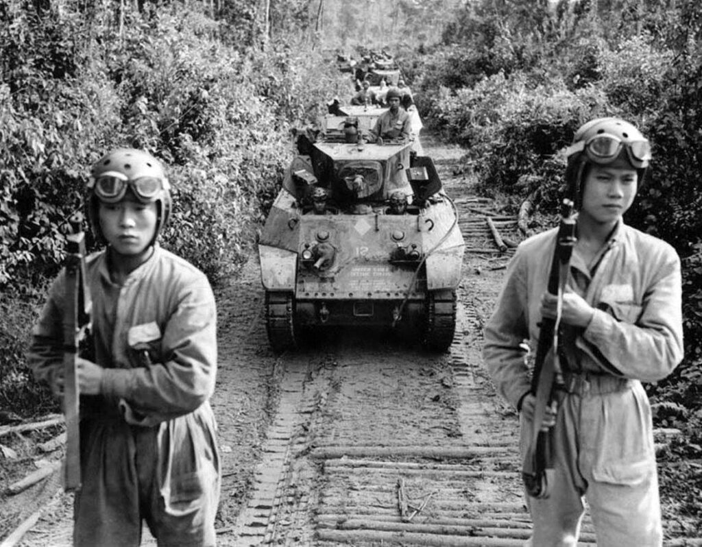 KMT troops belonging to Forces X or Y, equipped by the Americans and ...