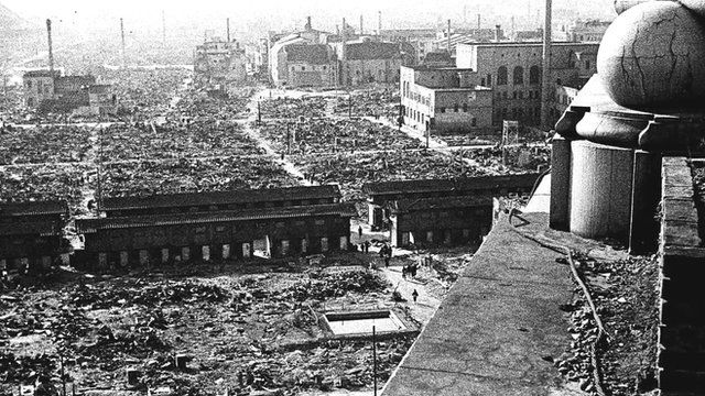 WWII fire-bombing of Tokyo by US remembered 70 years on - BBC News