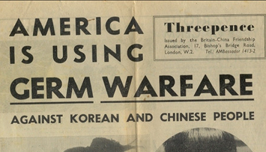 CIA Documents Prove the Agency Was Lying to Public About Germ Warfare in Korea for Decades