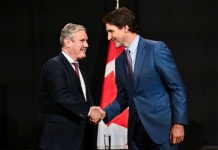 Trudeau Recalls Colonial History in Last Hurrah Effort to Support War in Ukraine with British Prime Minister