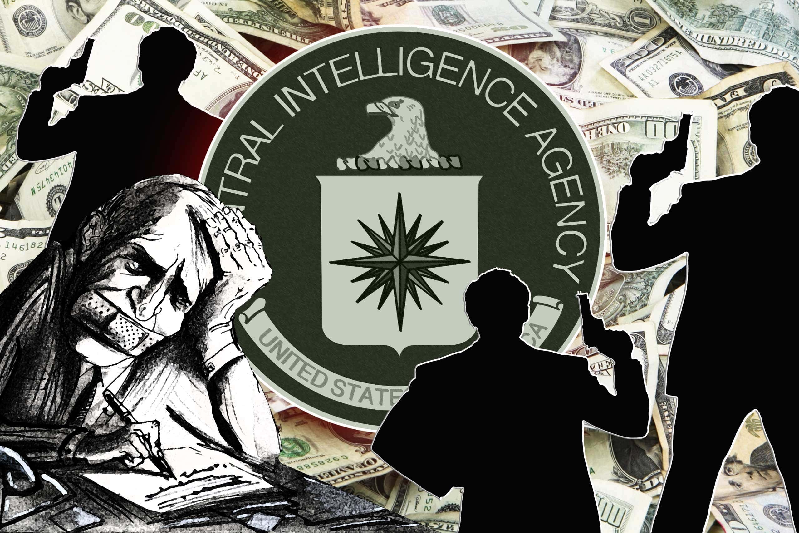 A group of people in front of a pile of money
AI-generated content may be incorrect.