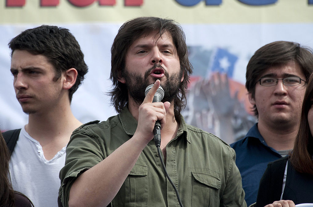 Gabriel Boric student 2012