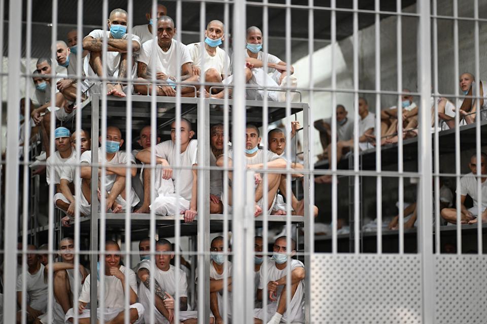 Members of the MS-13 and 18th Street gangs are confined at CECOT