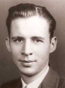 black and white portrait of young man