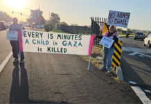 Peace Activists Continue to Try to Block Arms Shipments to Israel from Travis Air Force Base