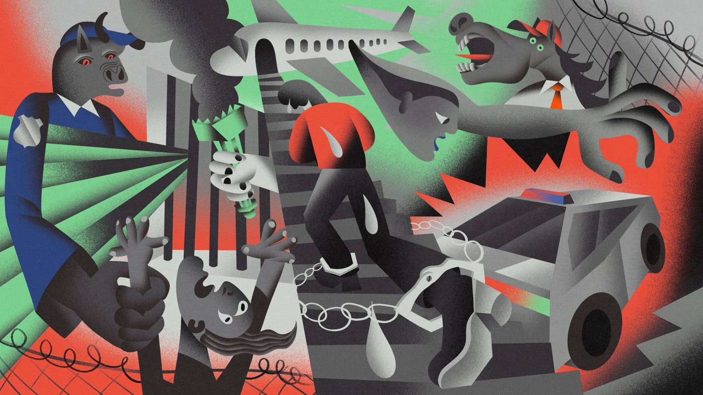 A group of people fighting for a plane

AI-generated content may be incorrect.