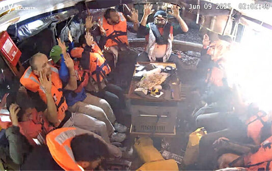 Gaza Freedom Flotilla Sailboat Madleen Intercepted by Israeli Commandos: Crew/Participants Put onto Israeli Military Ship