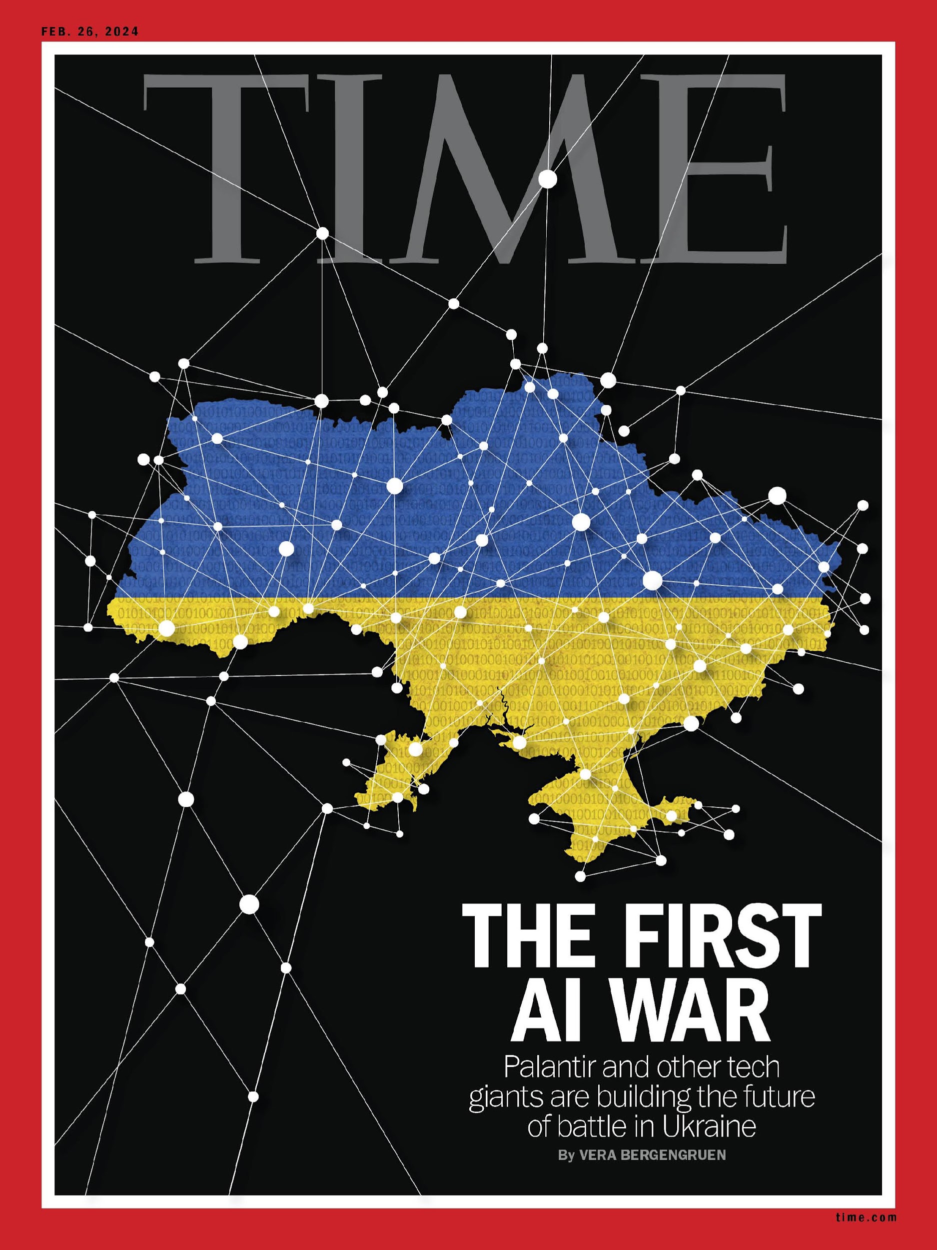 Palantir Ukraine Time Magazine cover
