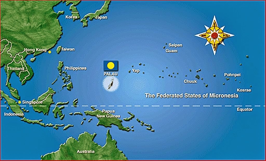 Palau Wold Map blog