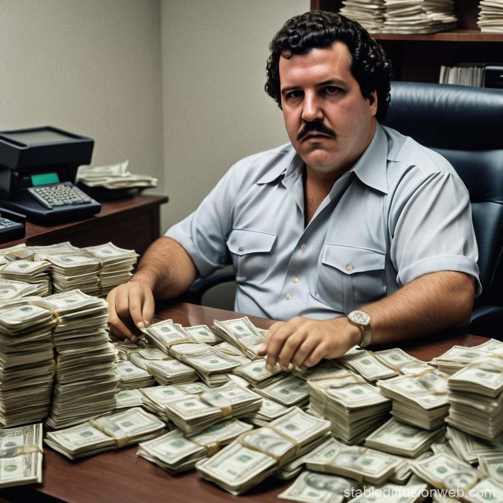 A person sitting at a desk with stacks of money

AI-generated content may be incorrect.