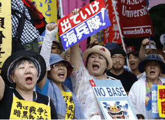 U.S. Military Bases in South Korea and Japan Confronted with Persistent Protests