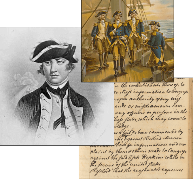 Portrait of Esek Hopkins