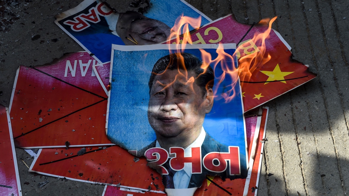 A poster on the ground with a person on fire
AI-generated content may be incorrect.
