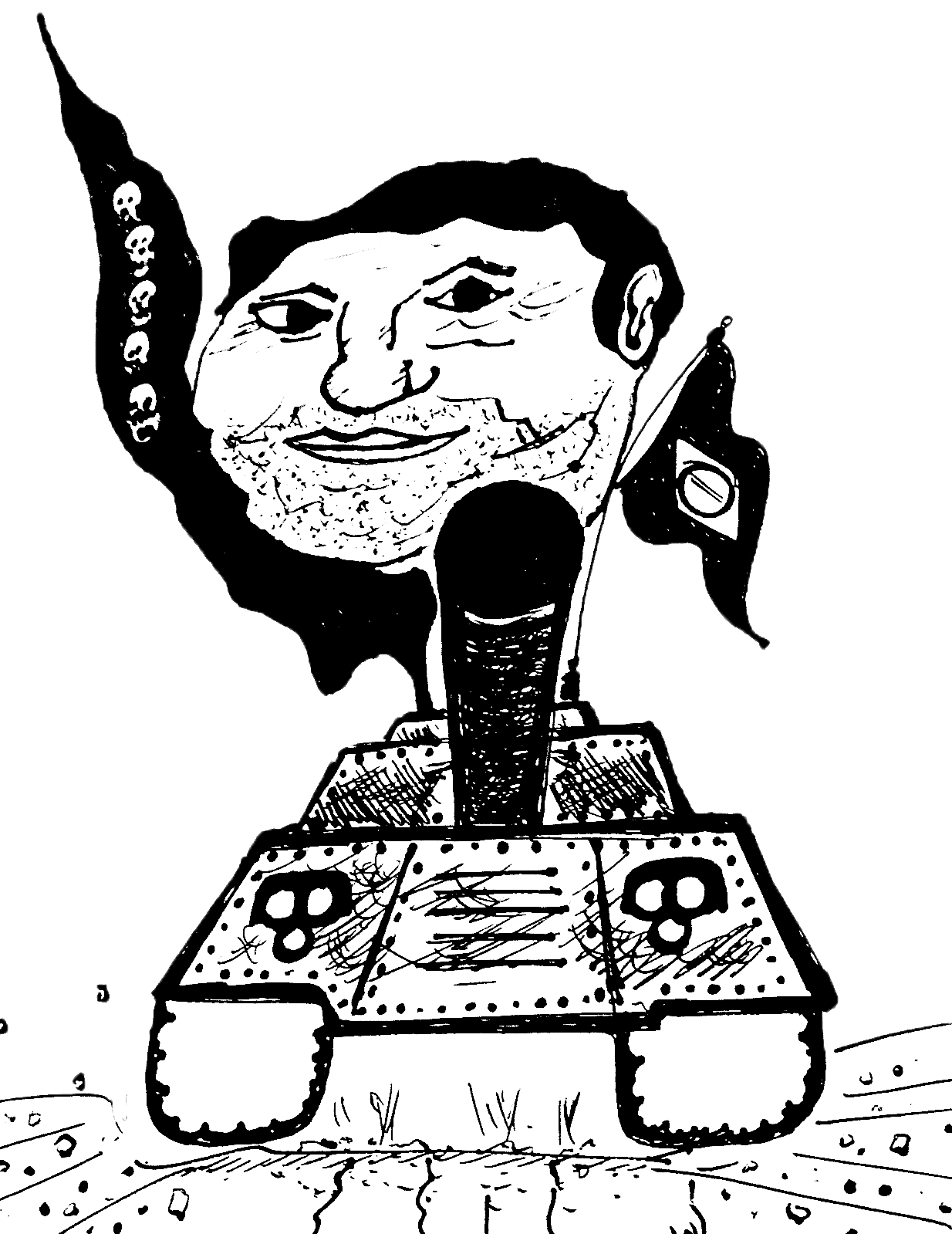 A cartoon of a person with a microphone

AI-generated content may be incorrect.
