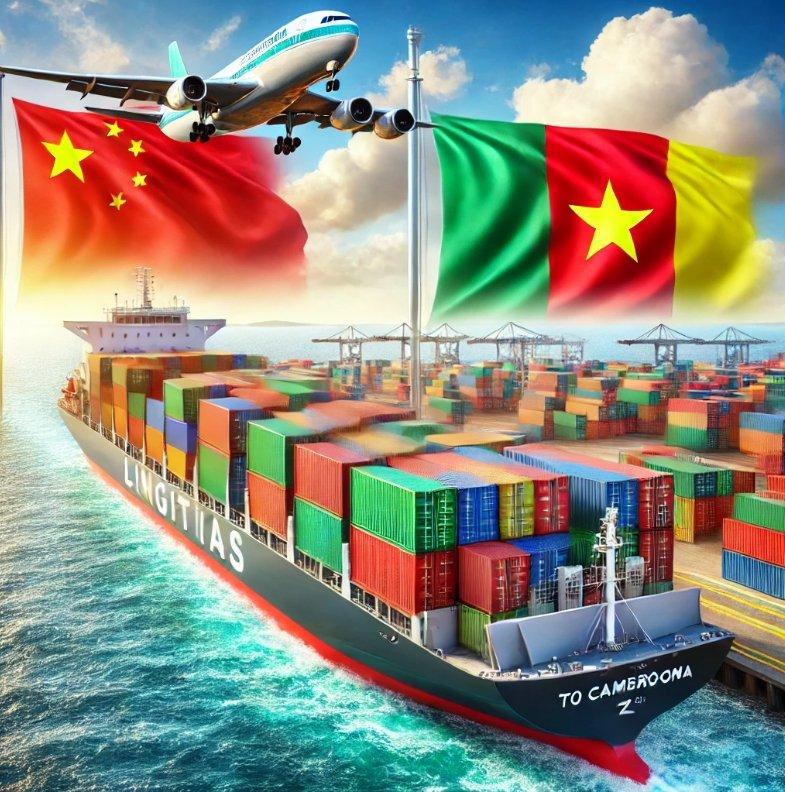 A large ship with containers on the front and a flag flying over it

AI-generated content may be incorrect.