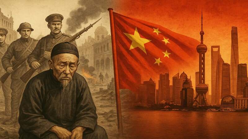 A person sitting next to a flag and a person holding an object

AI-generated content may be incorrect.