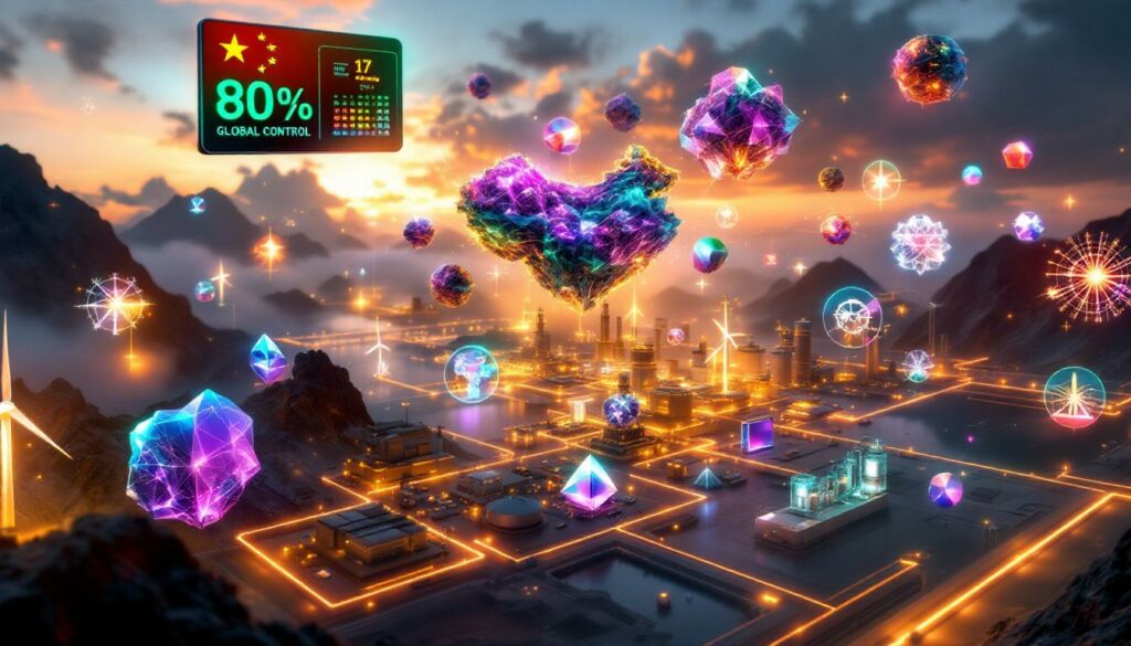 China's dominance in rare earth sector.