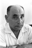Isser Harel former CO of the Mossad – הספרייה הלאומית