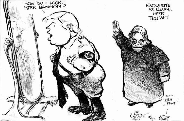 Pat Oliphant cartoon