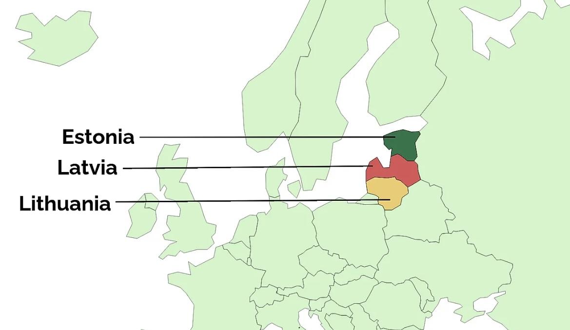 A map of europe with different countries/regions
AI-generated content may be incorrect.