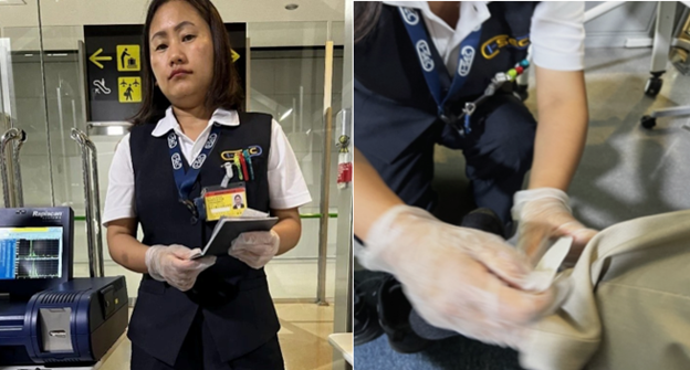 A person wearing gloves and a white shirt

AI-generated content may be incorrect.