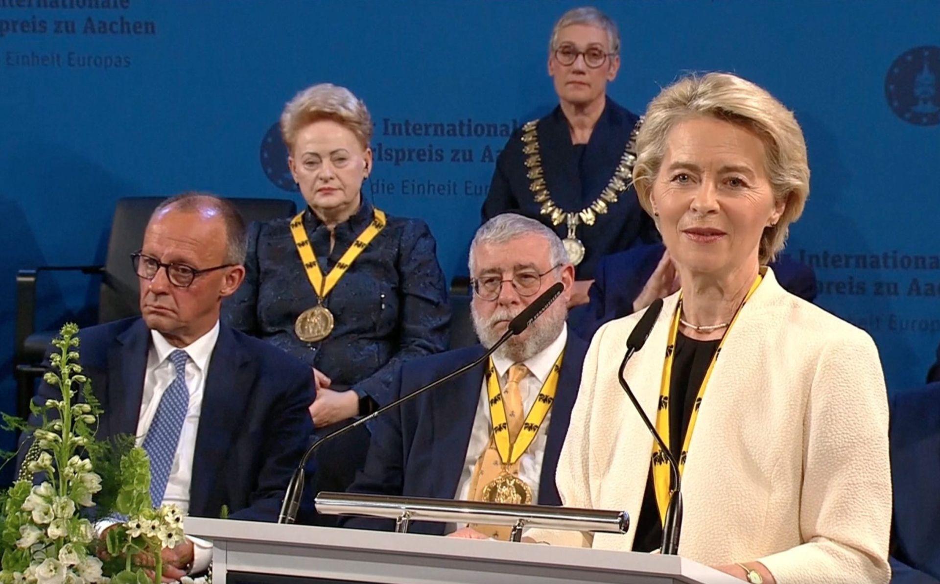 Ursula von der Leyen receives Charlemagne Prize: 'Europe from the Western  Balkans to Ukraine and Moldova' - EU NEIGHBOURS east
