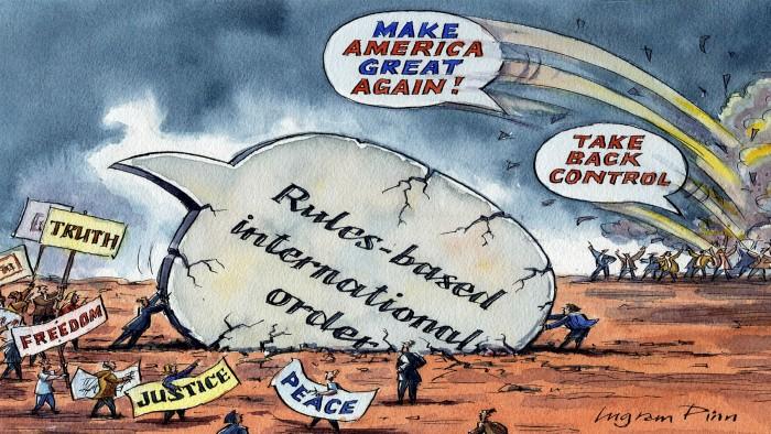 A cartoon of people fighting with a large sign

AI-generated content may be incorrect.