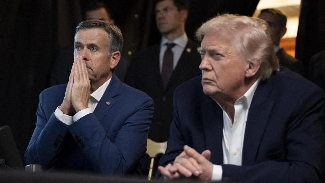 Donald Trump and CIA Director John Ratcliffe watch the US strikes on Venezuela from Washington in a photo the US president posted on his Truth Social account.