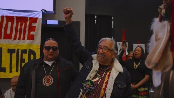 people gathered for home coming