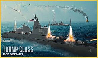 A military ship with missiles on the side

AI-generated content may be incorrect.