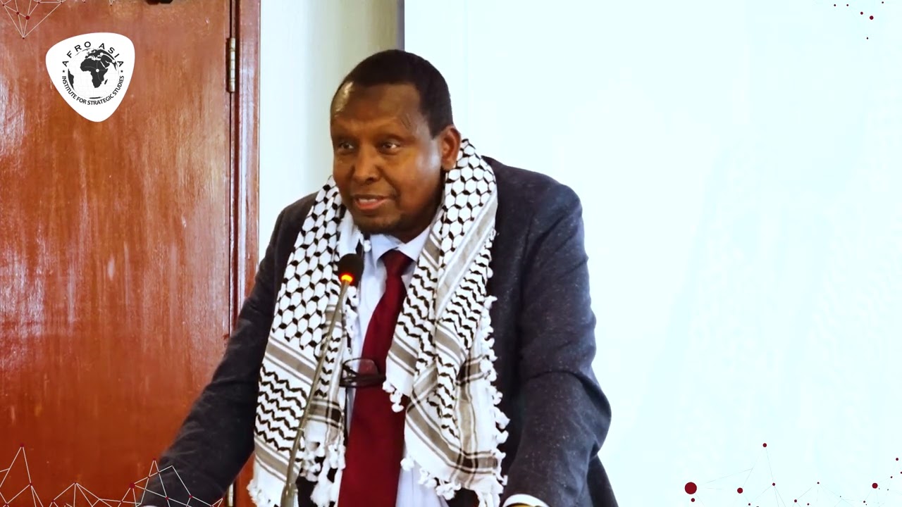 Prof. Abdiwahab Sheikh Abdisamad- the AfroAsia Institute for Strategic  Studies Founder.
