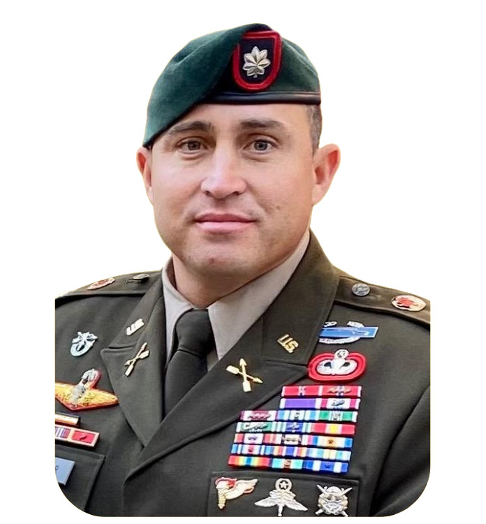 Lt. Col. Aguilar in Uniform