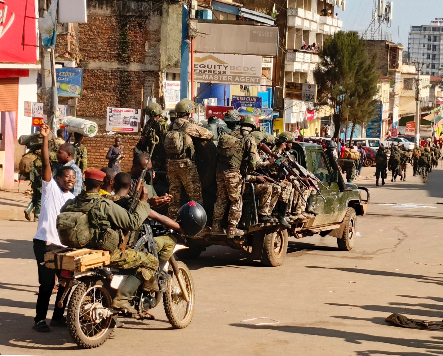 M23 rebels enter the centre of east Congo's second-largest city, Bukavu, and take control of the South Kivu province administrative office, Sunday, Feb. 16, 2025.