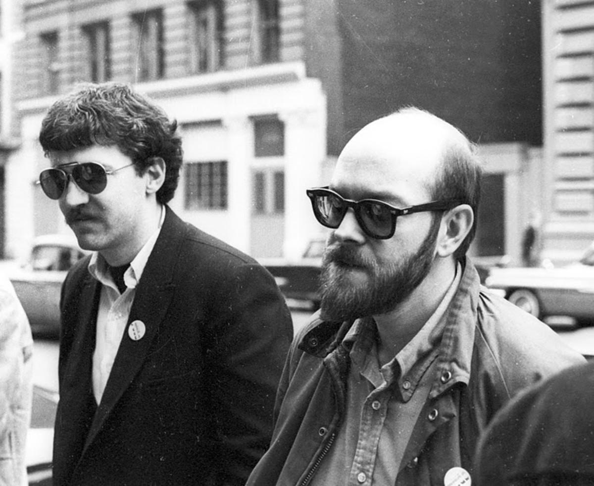 Walter Bowart (left) and Allan Katzman (right) of the East Village Other.