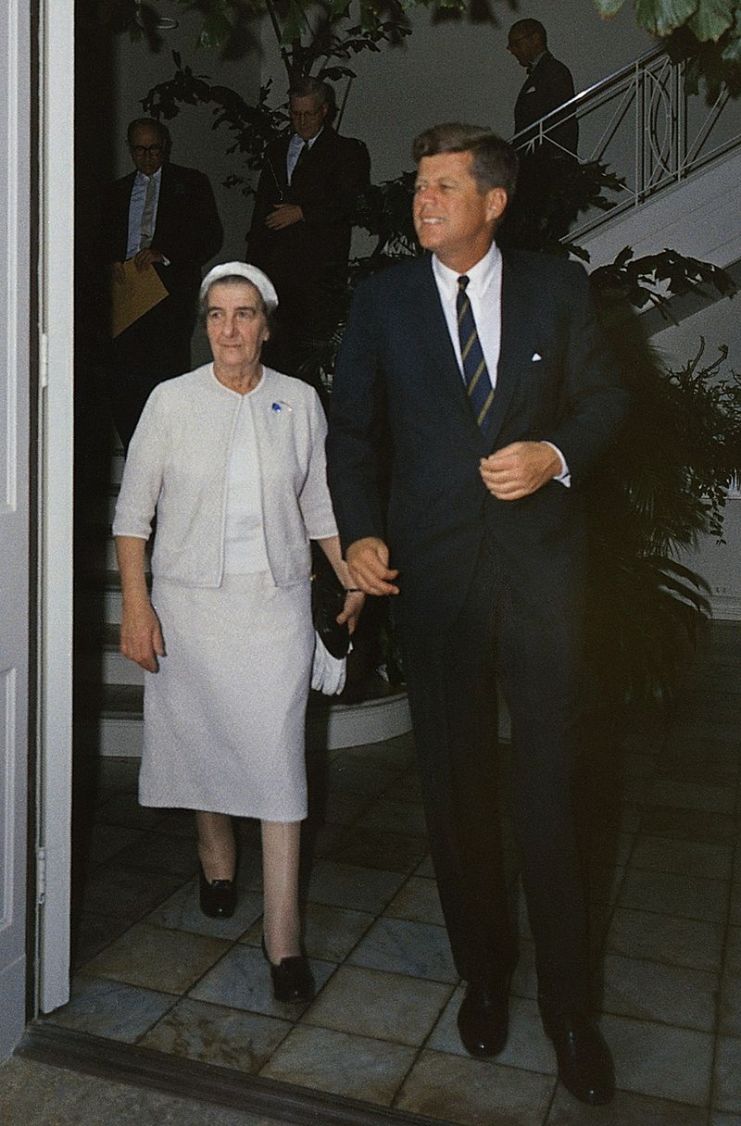 John F. Kennedy Meets With Golda Meir(1962) – The World ...
