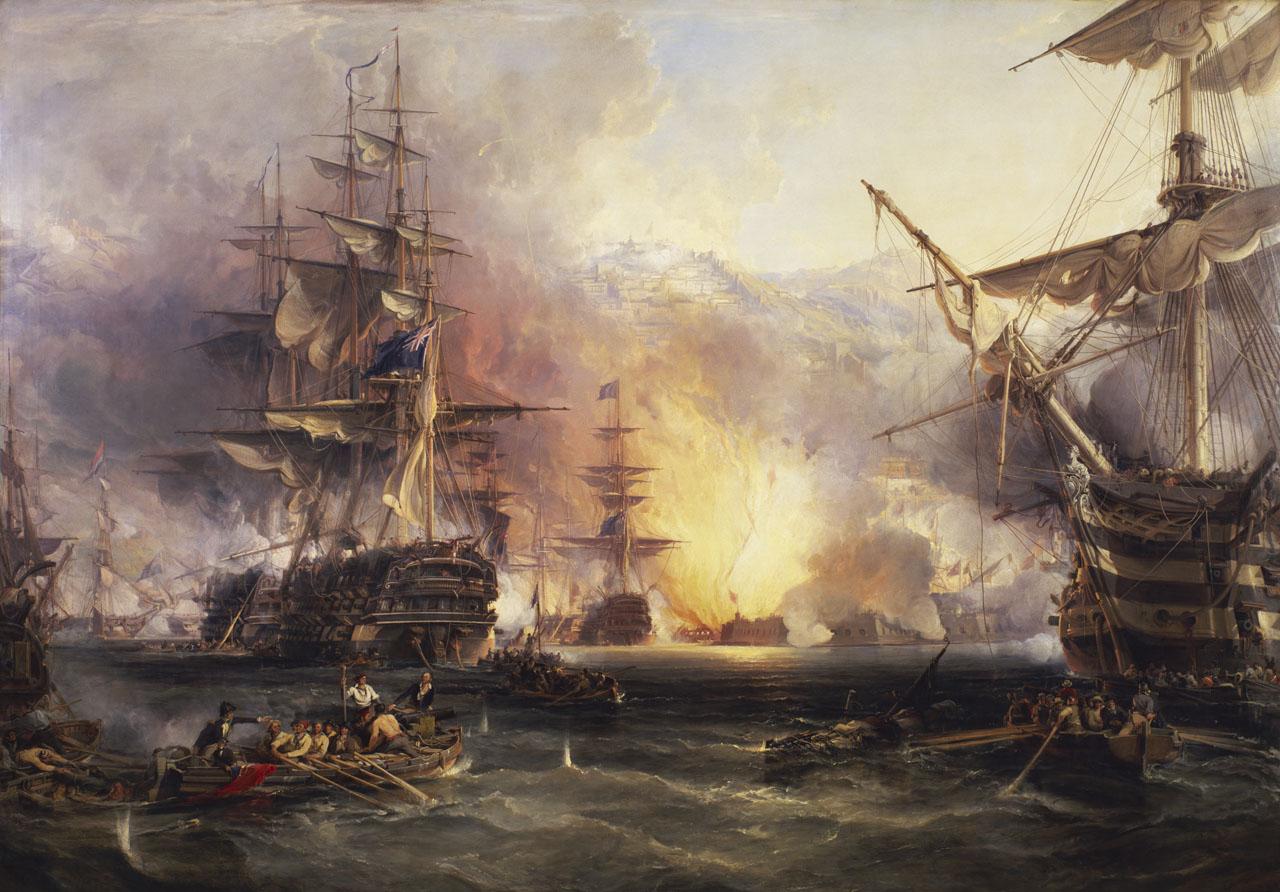 A painting of ships in the water

AI-generated content may be incorrect.