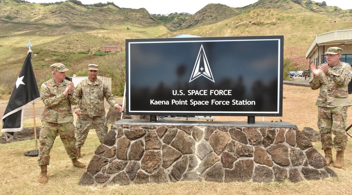 Kaena Point Renaming Ceremony > Peterson and Schriever Space Force Base >  Display