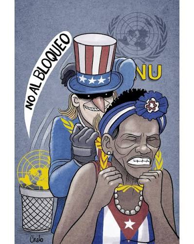 The US imposed an embargo on Cuban oil, and as a result, the Cuban economy  is grinding to a halt. #cuba #usa #trump #oil #economy #cartoon  #politicalcartoon