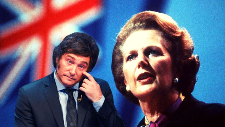 El fantasma de Thatcher: la semifinal con Inglaterra revive los polémicos elogios de Milei a la Dama de Hierro