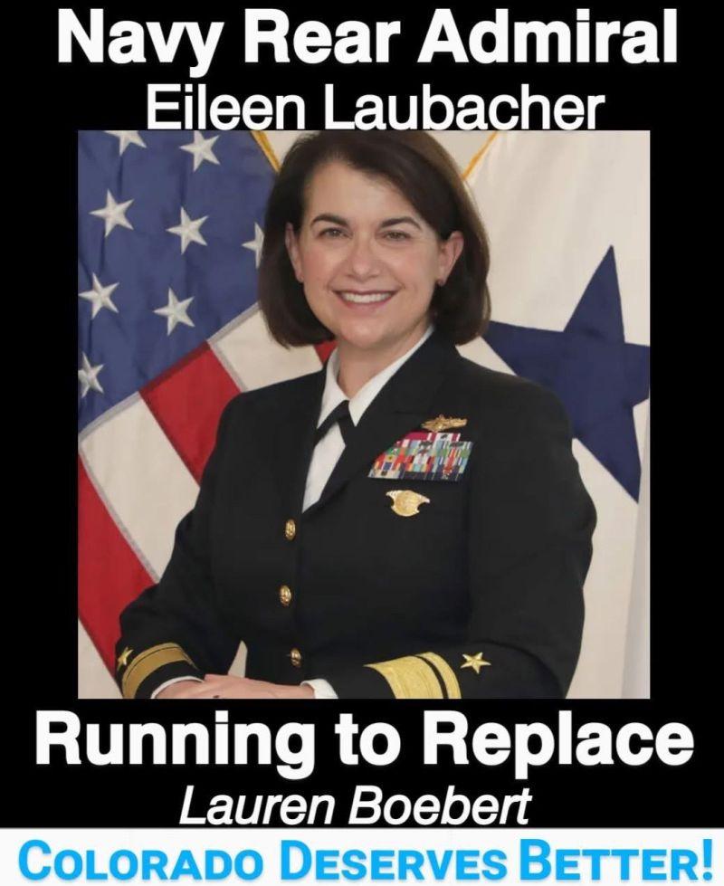 I support US Navy Rear Admiral Eileen Laubacher for US Congress. America  desperately needs new leadership committed to public service! | Reydel  Santos