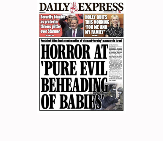 U.S. and Israeli Leaders Recycled World War I Atrocity Fabrication Stories to Justify Genocidal Onslaught