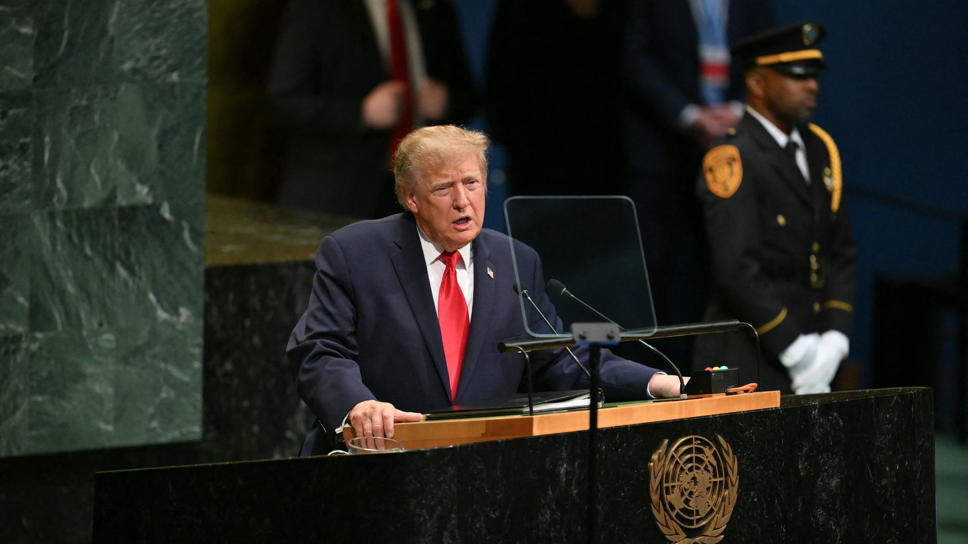 Trump says in UN speech he faces a decision whether to "annihilate" Iran